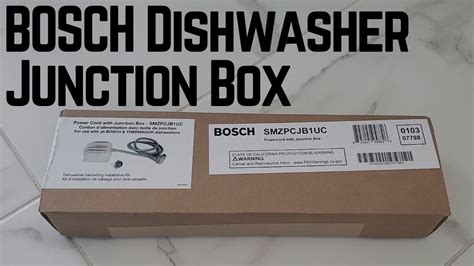 bosch dishwasher electrical box|Bosch benchmark dishwasher junction box.